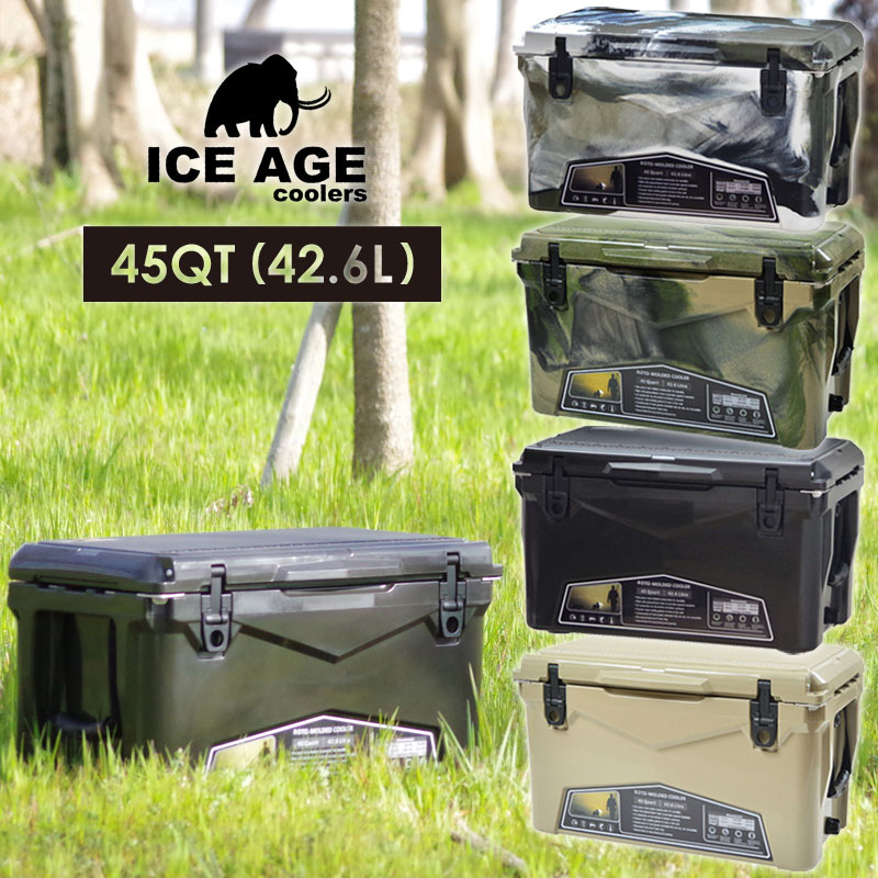 ICE AGE アイスエイジ クーラーボックス cooler 45QT(42.6L) 選べる4カラー